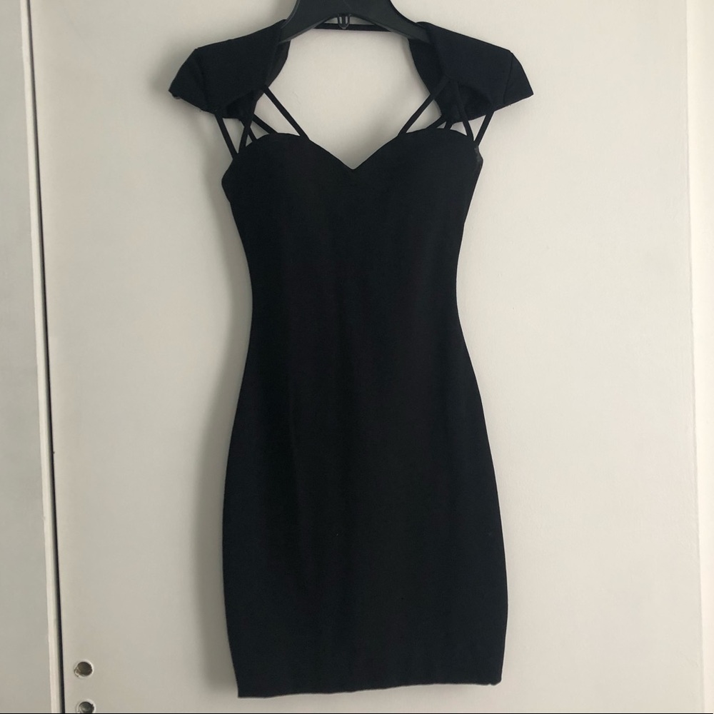 NEW GUESS black mini dress